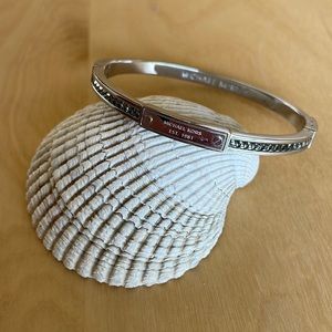 Michael Kors Inlaid Crystal hinge clasp bangle